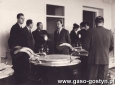 704.Uroczystosc otwarcia Szpitala Powiatowego w Gostyniu (po rozbudowie i remoncie, kuchnia szpitalna)-1965 r.