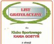 706.List gratulacyjny od LZS Dabtoczanka Pepowo dla MZKS Kania Gostyn z okazji 75-lecia klubu (1998 r.)