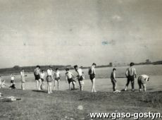 7071.Oboz gostynskiej 8. Harcerskiej Druzyny Rzemieslniczej Sportow Wodnych w Cichowie (1958 r.)