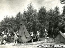 7102.Oboz gostynskiej 8. Harcerskiej Druzyny Rzemieslniczej Sportow Wodnych w Cichowie (1958 r.) - likwidacja obozu