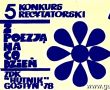 7114. Plakietka - V Konkurs Recytatorski Z poezja na co dzien w Zakladowym Domu Kultury Hutnik w Gostyniu (30 stycznia 1978 r.)