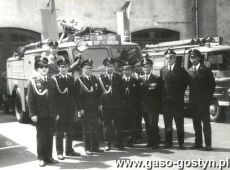 7190.Delegacja strazakow OSP Gostyn na obchodach jubileuszu 100-lecia OSP w Koscianie (16 czerwca 1974 r.)