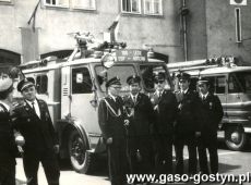 7192.Delegacja strazakow OSP Gostyn na obchodach jubileuszu 100-lecia OSP w Koscianie (16 czerwca 1974 r.)