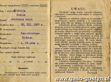 729.Ksiazeczka kwitowa Zwiazku Robotnikow Rolnych i Lesnych (1934 r.)