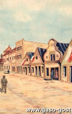 7340.Fortunata Przyluska, Gostyn, ul. Sw. Ducha, 1945 r.