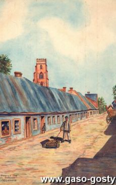7341.Fortunata Przyluska, Gostyn, ul. Tkacka, 1945 r.