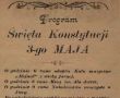 737.Program obchodow Swieta Konstytucji 3 Maja w Gostyniu (1921 r.)