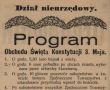 740.Program obchodow Swieta Konstytucji 3 Maja w Gostyniu (1928 r.)