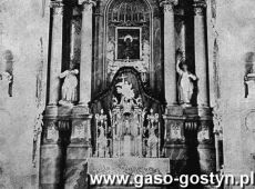747.Oltarz glowny w kosciele ksiezy filipinow na Swietej Gorze w Gostyniu (1928 r.)