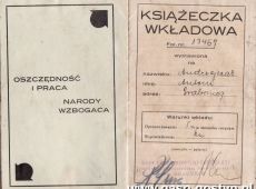 753.Bank Pozyczkowy Spoldzielczy w Gostyniu - ksiazeczka wkladowa (1938-1939 r.)