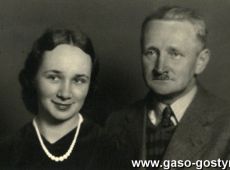 756.Karol Krawczyk (30 czerwca 1928 r. zostal burmistrzem Gostynia) z zona Maria Marta (z domu Mazurkiewicz)