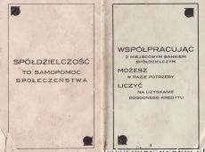 757.Bank Pozyczkowy Spoldzielczy w Gostyniu - ksiazeczka wkladowa (1938-1939 r.)