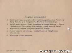 778. Zaproszenie na Sejmik Kulturalny powiatu gostynskiego polaczony z Dniem Dzialacza Kultury (Gostyn, 15 maja 1966 r.)