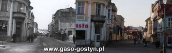 78.Gostyn - ul. 1Maja w 1979r. i w lutym 2014r.