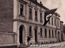 786.Poczta w okresie II wojny swiatowej przy Lissaerstrasse w Gostyniu (obecnie ul.Powstancow Wlkp.)