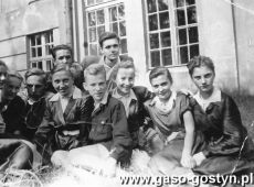787.Gimnazjum w  Gostyniu -1956 r.