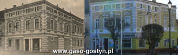 79.Rynek w Gostyniu -kamienica w 1897r. i w lutym 2014r.