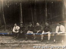 810.Podchody harcerskie w lasach boguslawskich  gostynskiej I Druzyny Harcerskiej im.T. Kosciuszki (27 lipca 1930 r.)