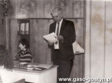 8104.Stefan Markowski - dyrektor Biblioteki Publicznej Miasta i Gminy w Gostyniu (1987 r.)