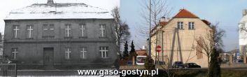 82.Gostyn ul. Jana Pawla II (dawniej ul.Wolnosci) w 1980r. i w lutym 2014r.