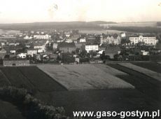 821.Panorama Gostynia z poczatku okupacji niemieckiej (z wyburzona synagoga)