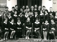 824.Maturzysci -Liceum Ogolnoksztalcace w Gostyniu (klasa XI b)-1966 r.