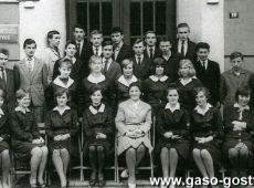 825.Maturzysci -Liceum Ogolnoksztalcace w Gostyniu (klasa XI c)-1966 r.