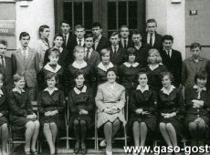 825.Maturzysci -Liceum Ogolnoksztalcace w Gostyniu (klasa XI c)-1966 r.