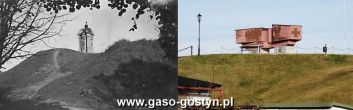 83.Gora Zamkowa ok. 1930r. i w lutym 2014r.