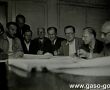 847.Warszawa, 30.05.1958 r., podjecie projektu budowy nowej hali w Hucie Szkla w Gostyniu, od lewej Wl. Swiatnicki, F.Kretkowski, J.Strozyk, J.Bilinski, M.Sobieraj, Krzysztofczyk, Zdanowicz.JPG