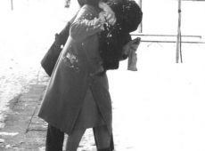8522.Zabawy na sniegu w Gostyniu - poczatek lat 80. XX wieku