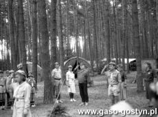 8531.Oboz gostynskiej druzyny harcerskiej Mlodziezowej Sluzby Ruchu w Gadkach