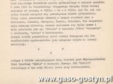 858. 50-lecie Klubu Sportowego MZKS Kania w Gostyniu - historia klubu od 1923 do 1973 roku