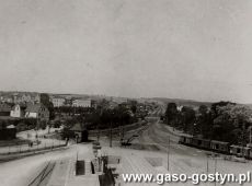 8636. Gostyn - zdjecie wykonane w 1946 roku z dachu Cukrowni
