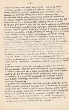 865. 50-lecie Klubu Sportowego MZKS Kania w Gostyniu - historia klubu od 1923 do 1973 roku