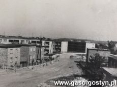8683.Ulica Hutnika w Gostynku na poczatku lat 70. XX wieku