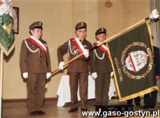 8688.Poczet sztandarowy Zwiazku Kombatantow RP i Bylych Wiezniow Politycznych Kolo w Gostyniu