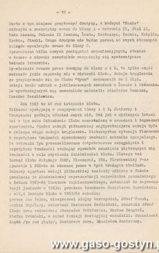 869. 50-lecie Klubu Sportowego MZKS Kania w Gostyniu - historia klubu od 1923 do 1973 roku