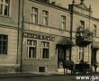 869. Hotel Polonia Wladyslawa Jezierskiego przy Bahnhofstrasse (Kolejowa) - w 1939 roku przejety przez Niemcow