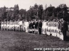 876.Stadion w Gostyniu - przed meczem MZKS Kania Gostyn - Hoyerswerda (NRD) - 21 lipca 1973 r.