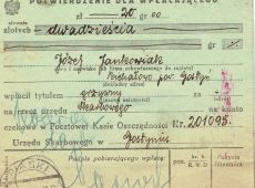 897.Potwierdzenie wplaty do Urzedu Skarbowego w Gostyniu (1935 t.)