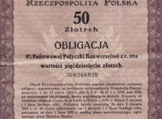 901. Obligacja (1924 r.)