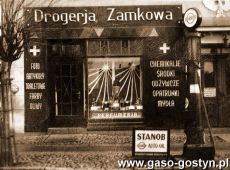 917.Drogeria Zamkowa na gostynskim Rynku (okres miedzywojenny)