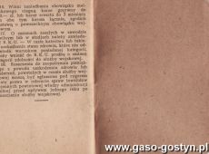 917.Ksiazeczka wojskowa Jerzego Niestrawskiego, syna Hipolita, burmistrza Gostynia rozstrzelanego przez Niemcow w 1939 r.