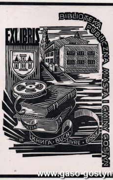 9191.Exlibris autorstwa Krzysztofa Wytykowskiego z Gostynia (2. polowa lat 80. XX wieku)