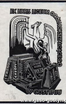 9195.Exlibris autorstwa Krzysztofa Wytykowskiego z Gostynia (2. polowa lat 80. XX wieku)