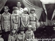 9213.Harcerki z Gostynia na obozie w Bialogorze