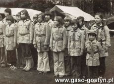 9217.Harcerki z Gostynia na obozie w Janowicach (1977 r.)