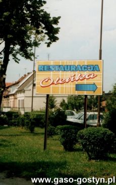 9221.Reklama Restauracji Olenka wykonana przez Krzysztofa Wytykowskiego