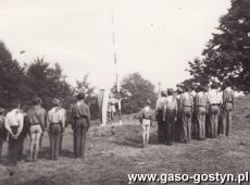 926.Oboz harcerski ucznow gostynskiej Szkoly Podstawowej nr 2 w Milkowie kolo Karpacza (1969 r.)